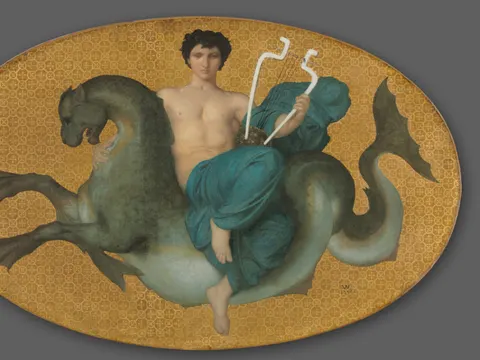 Arion on a Sea Horse, painting by William Adolphe Bouguereau
