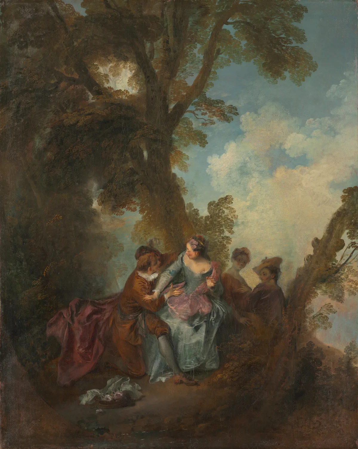 Declaration of Love, painting by Nicolas Lancret