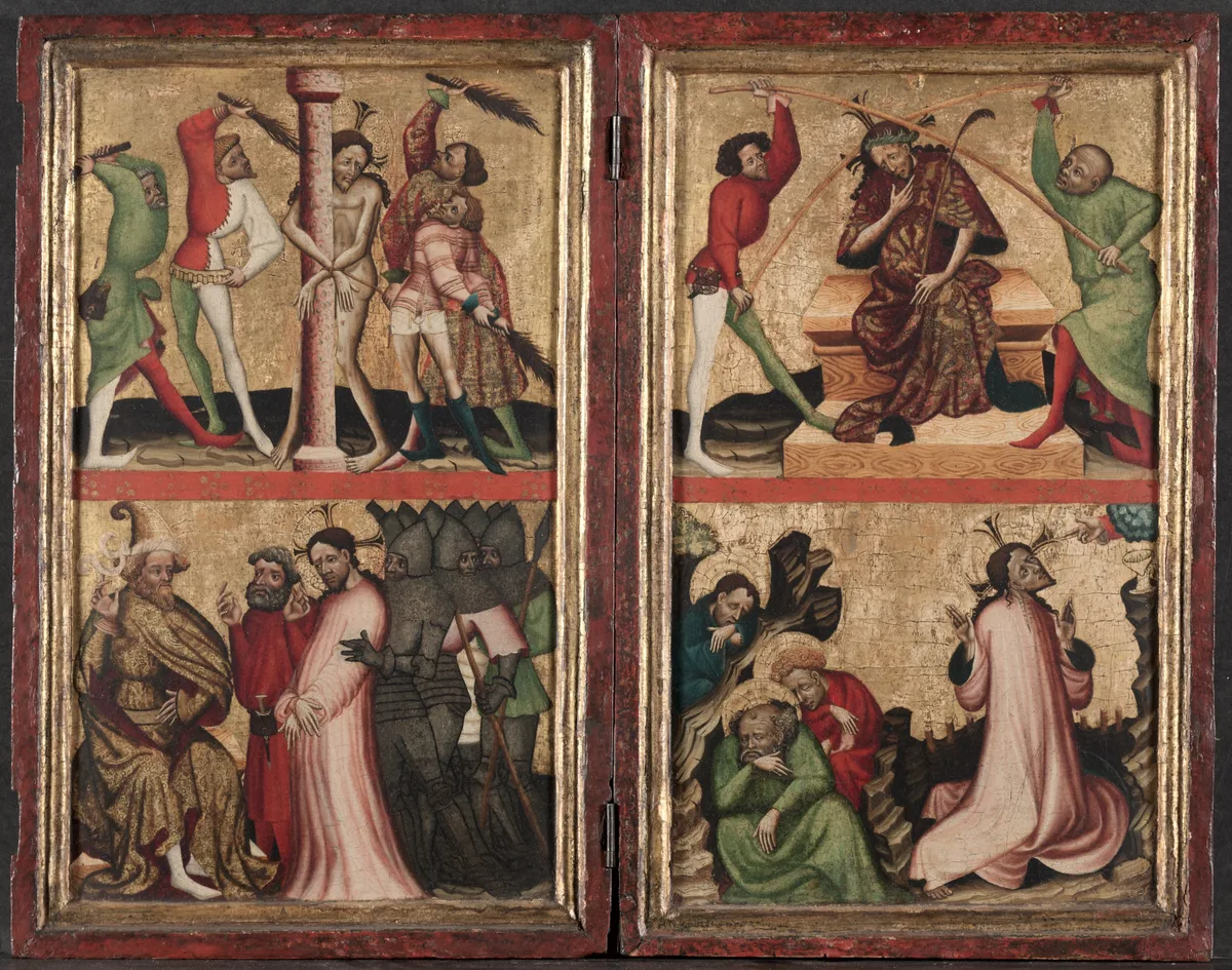 Diptych with the Passion of Christ, painting by Unknown artist