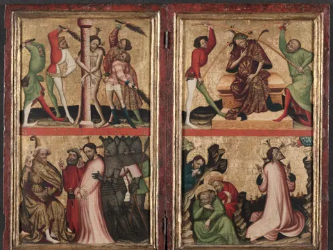 Diptych with the Passion of Christ, painting by Unknown artist
