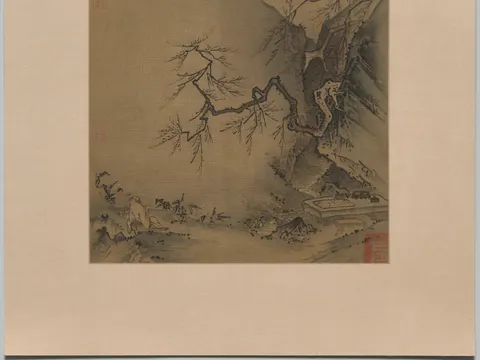 Drinking in the Moonlight, painting by Ma Yuan
