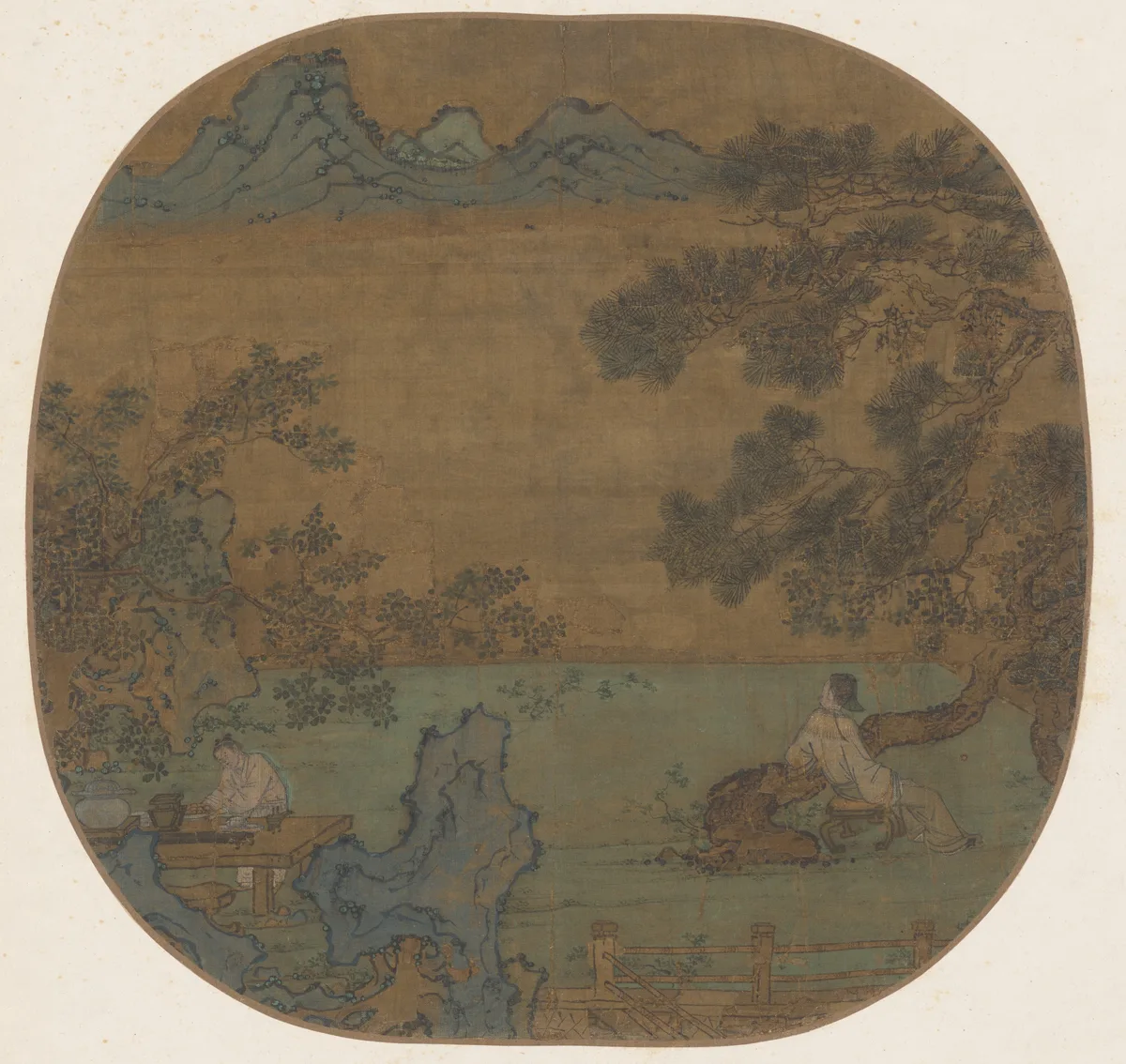 Landscape with Poet Tao Yuanming (365–472 CE), painting by Unknown artist