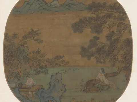 Landscape with Poet Tao Yuanming (365–472 CE), painting by Unknown artist