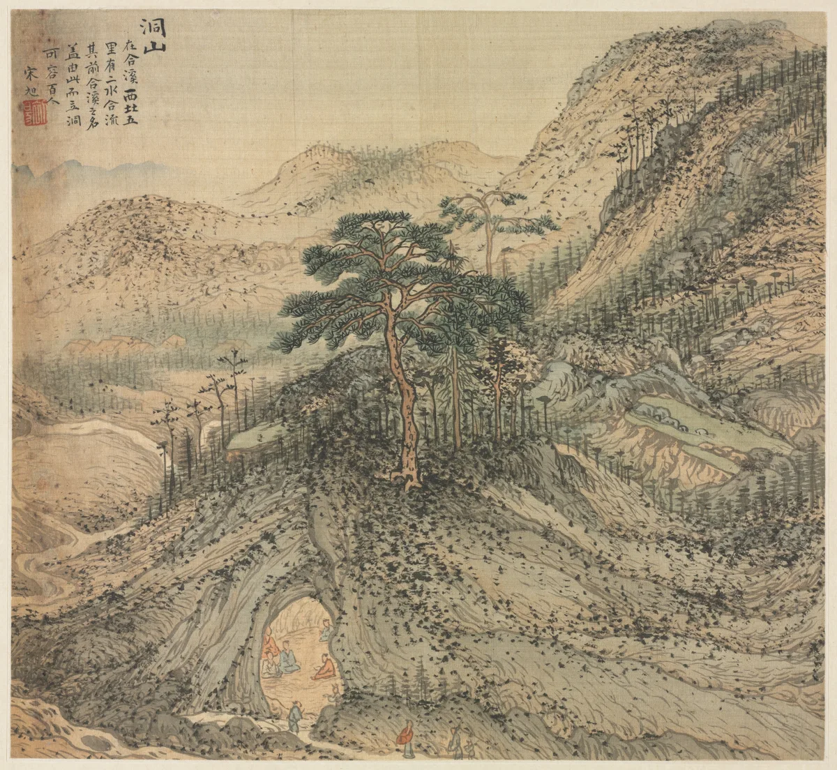 Mt. Dong (Grotto Mountain), painting by Song Xu