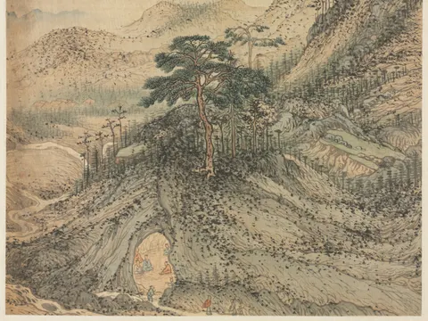 Mt. Dong (Grotto Mountain), painting by Song Xu