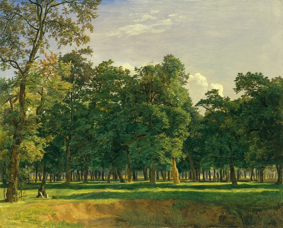 Prater Landscape, painting by Ferdinand Georg Waldmüller