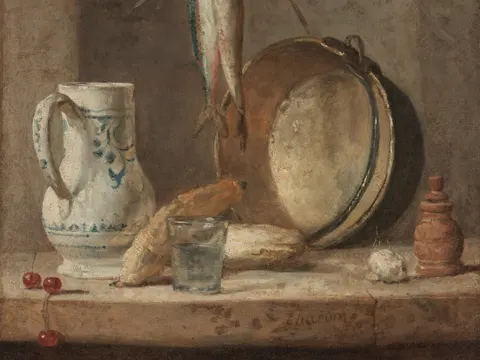 Still Life with Herrings, painting by Jean-Siméon Chardin