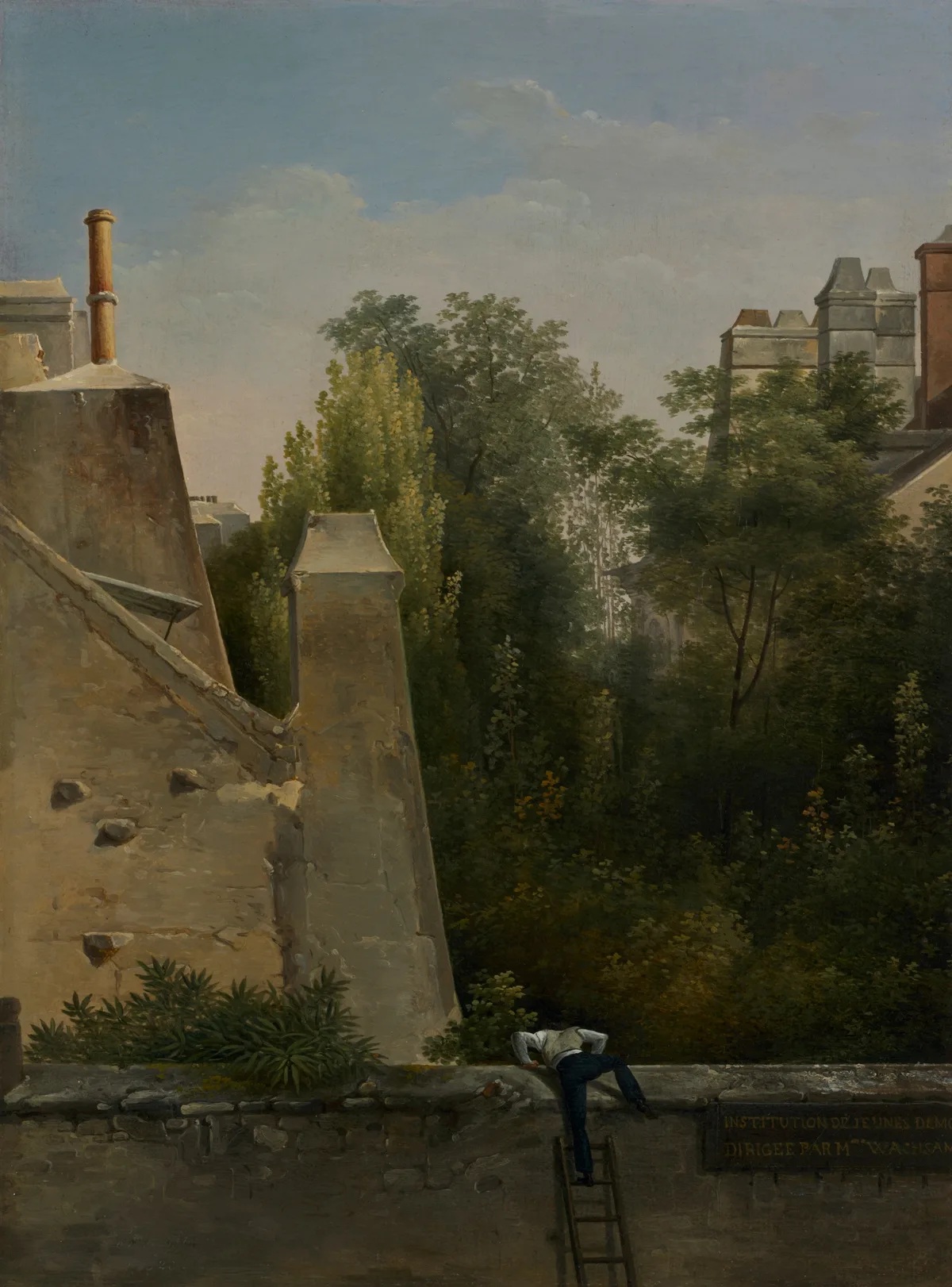 The Curious One, painting by Antoine Pierre Mongin