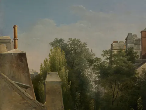 The Curious One, painting by Antoine Pierre Mongin