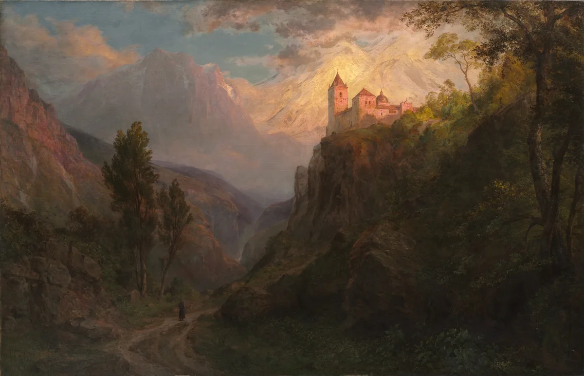 The Monastery of San Pedro (Our Lady of the Snows), painting by Frederic Edwin Church