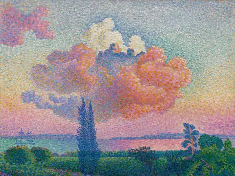 The Pink Cloud, painting by Henri-Edmond Cross