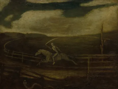 The Race Track (Death on a Pale Horse), painting by Albert Pinkham Ryder