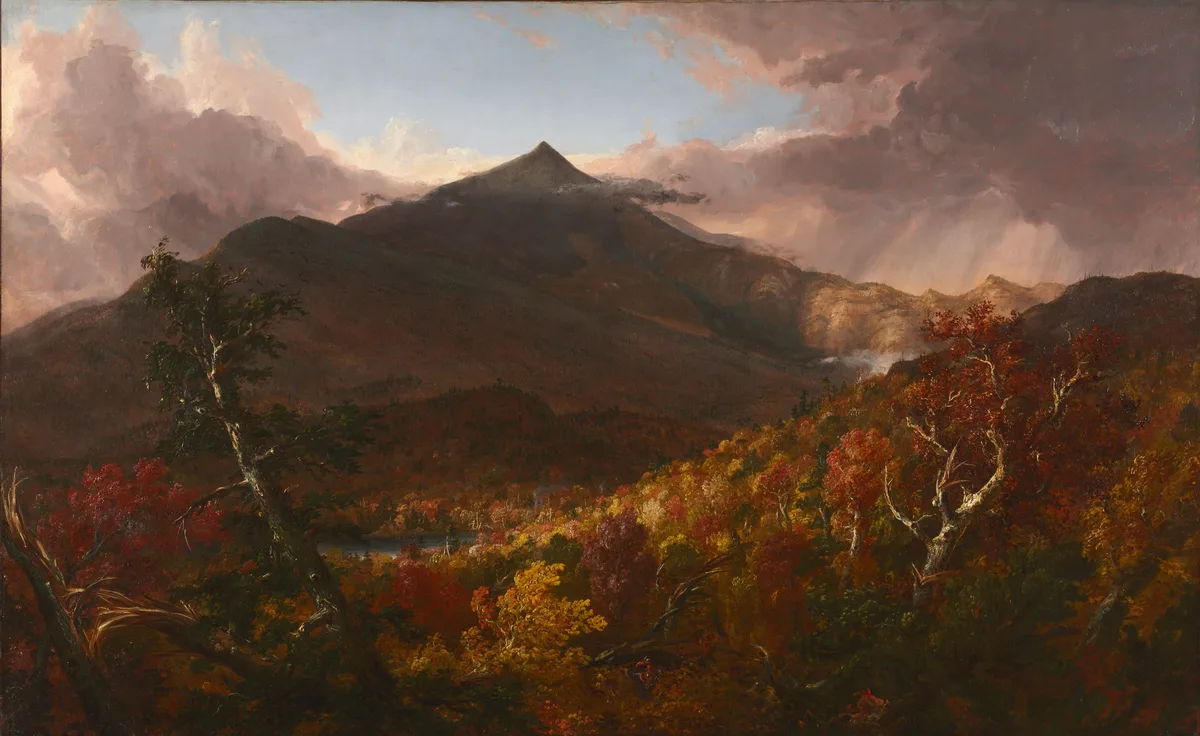 View of Schroon Mountain, Essex County, New York, After a Storm, painting by Thomas Cole