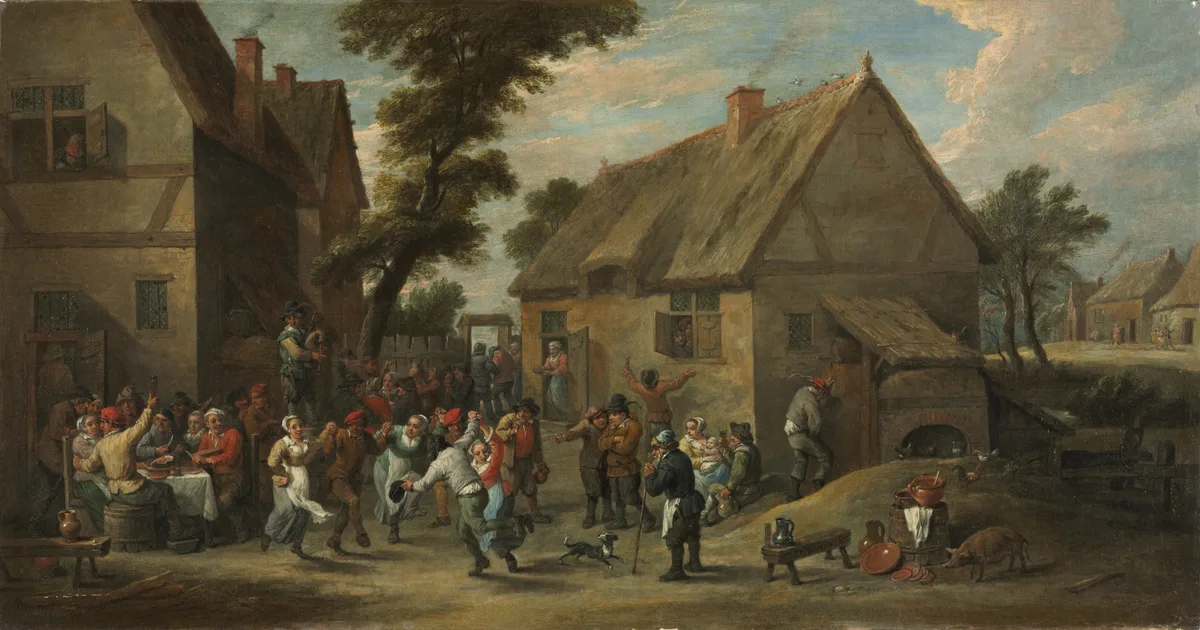 Village Festival, painting by David Teniers