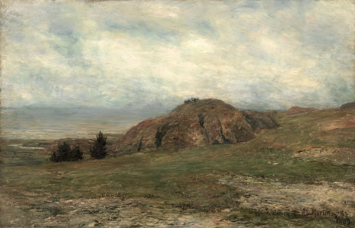 Wild Coast, Newport, painting by Homer Dodge Martin